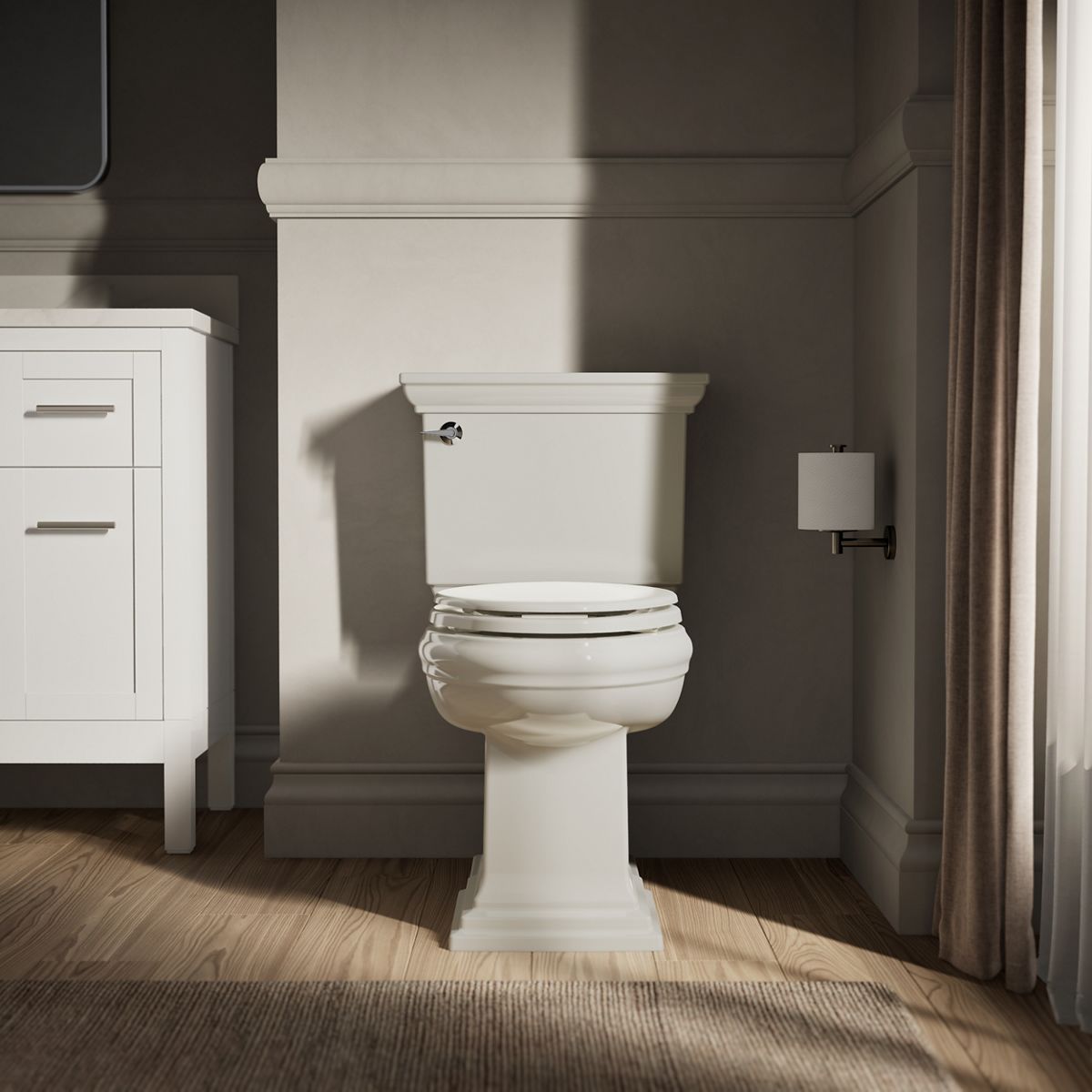 KOHLER K-4647 Stonewood Elongated toilet seat