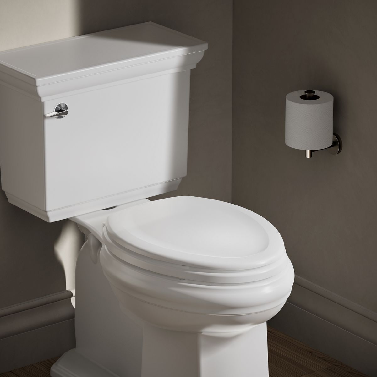 KOHLER K-4647 Stonewood Elongated toilet seat