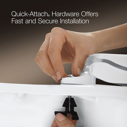 KOHLER K-4652 Lustra Quick-Release elongated toilet seat