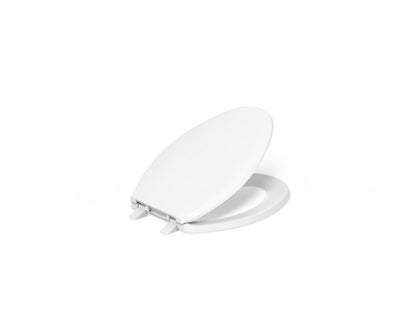 KOHLER K-4652-A Lustra Quick-Release elongated toilet seat with antimicrobial agent