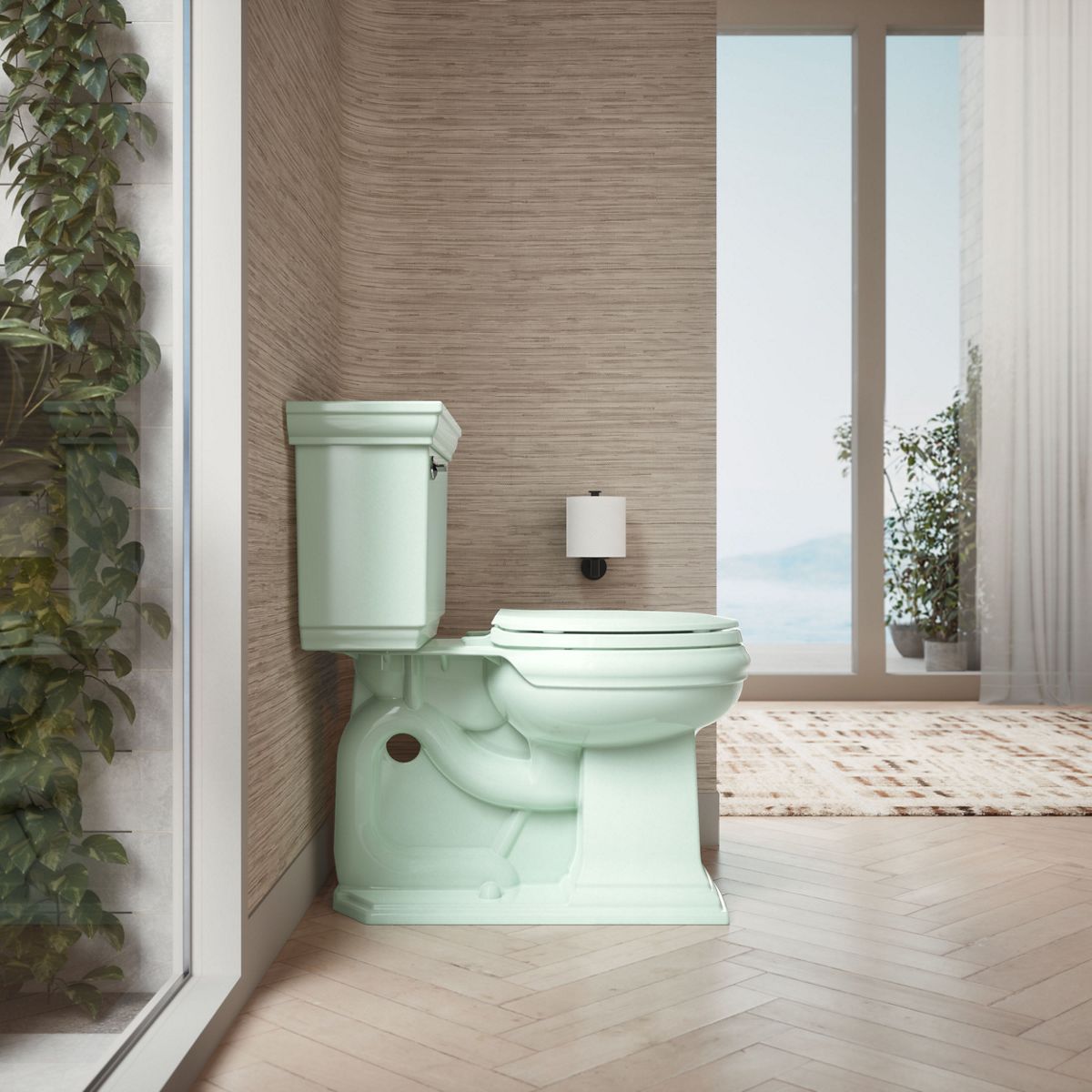 KOHLER Lustra™ Quick-Release™ round-front toilet seat