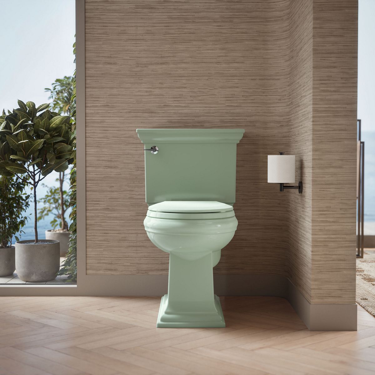 KOHLER Lustra™ Quick-Release™ round-front toilet seat