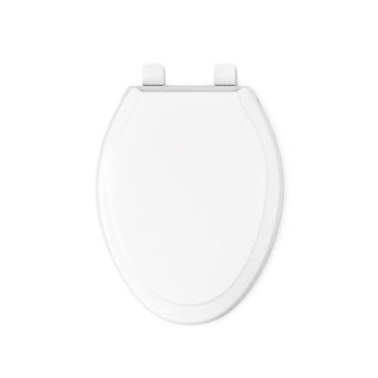 KOHLER K-4734-RL Rutledge ReadyLatch Quiet-Close elongated toilet seat