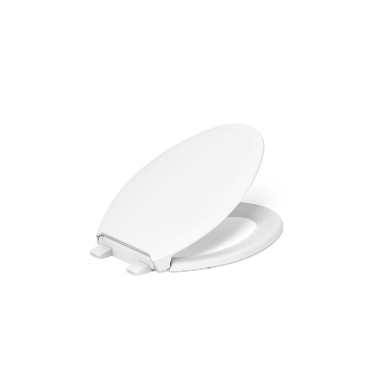 KOHLER K-4734-RL Rutledge ReadyLatch Quiet-Close elongated toilet seat