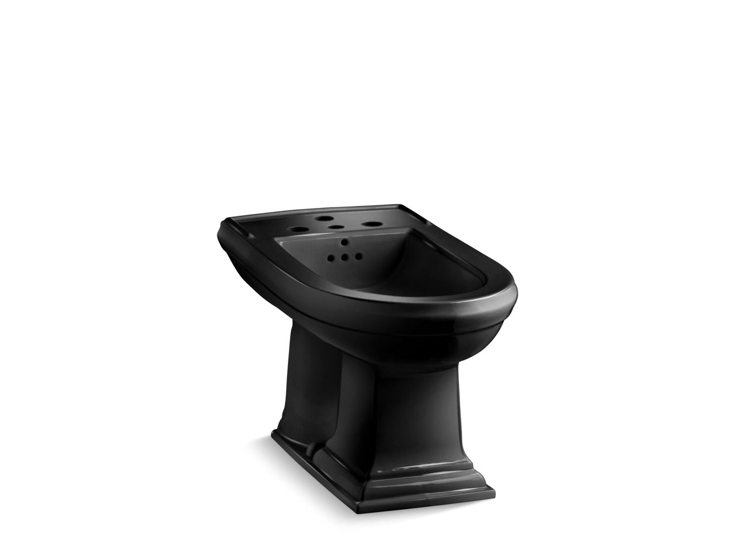 KOHLER K-4886 Memoirs Vertical spray bidet with 4 faucet holes
