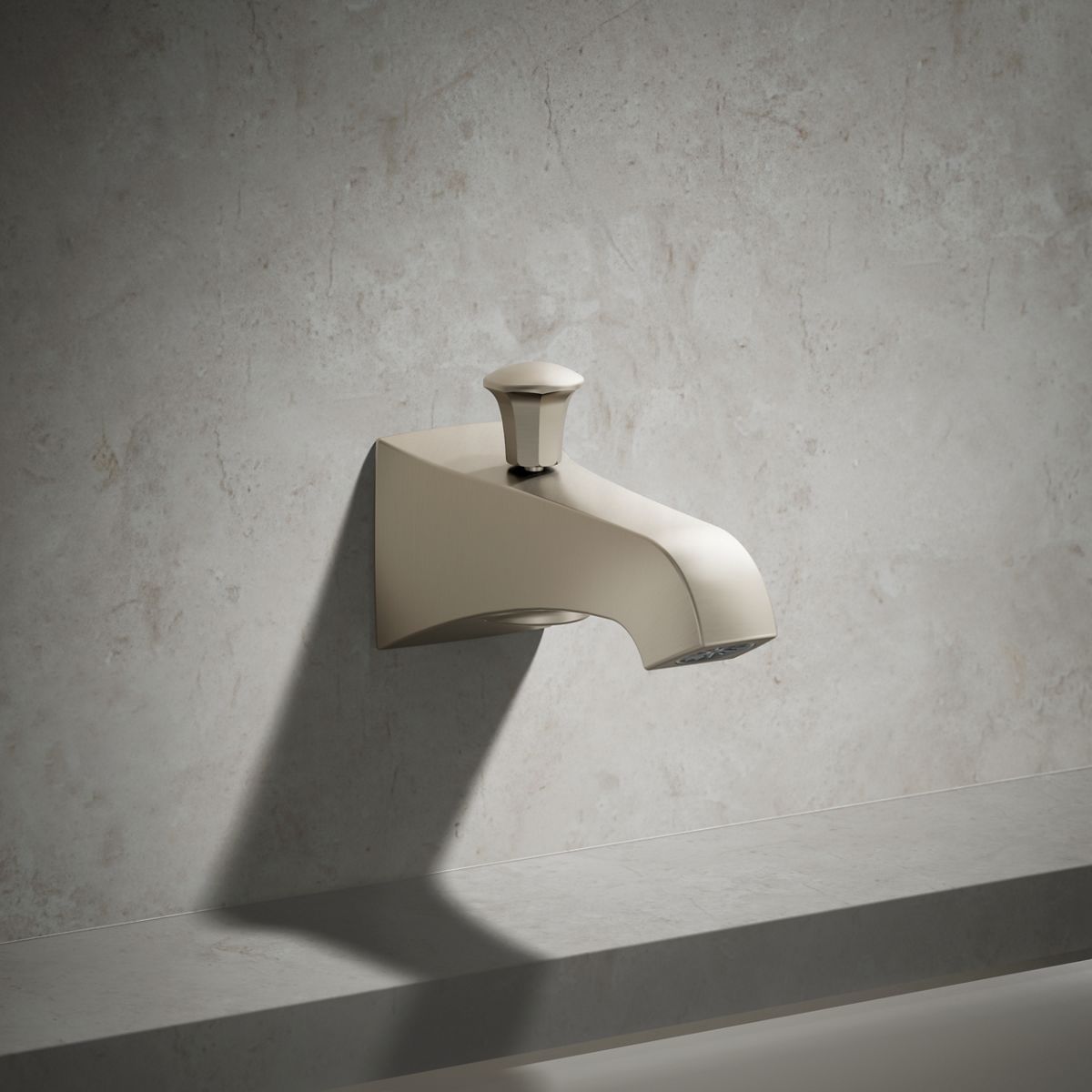 KOHLER K-496 Memoirs Stately Wall-mount bath spout with diverter