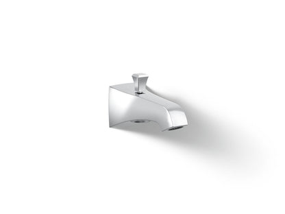 KOHLER K-496-V Memoirs Stately Wall-mount bath spout with Deco design and diverter