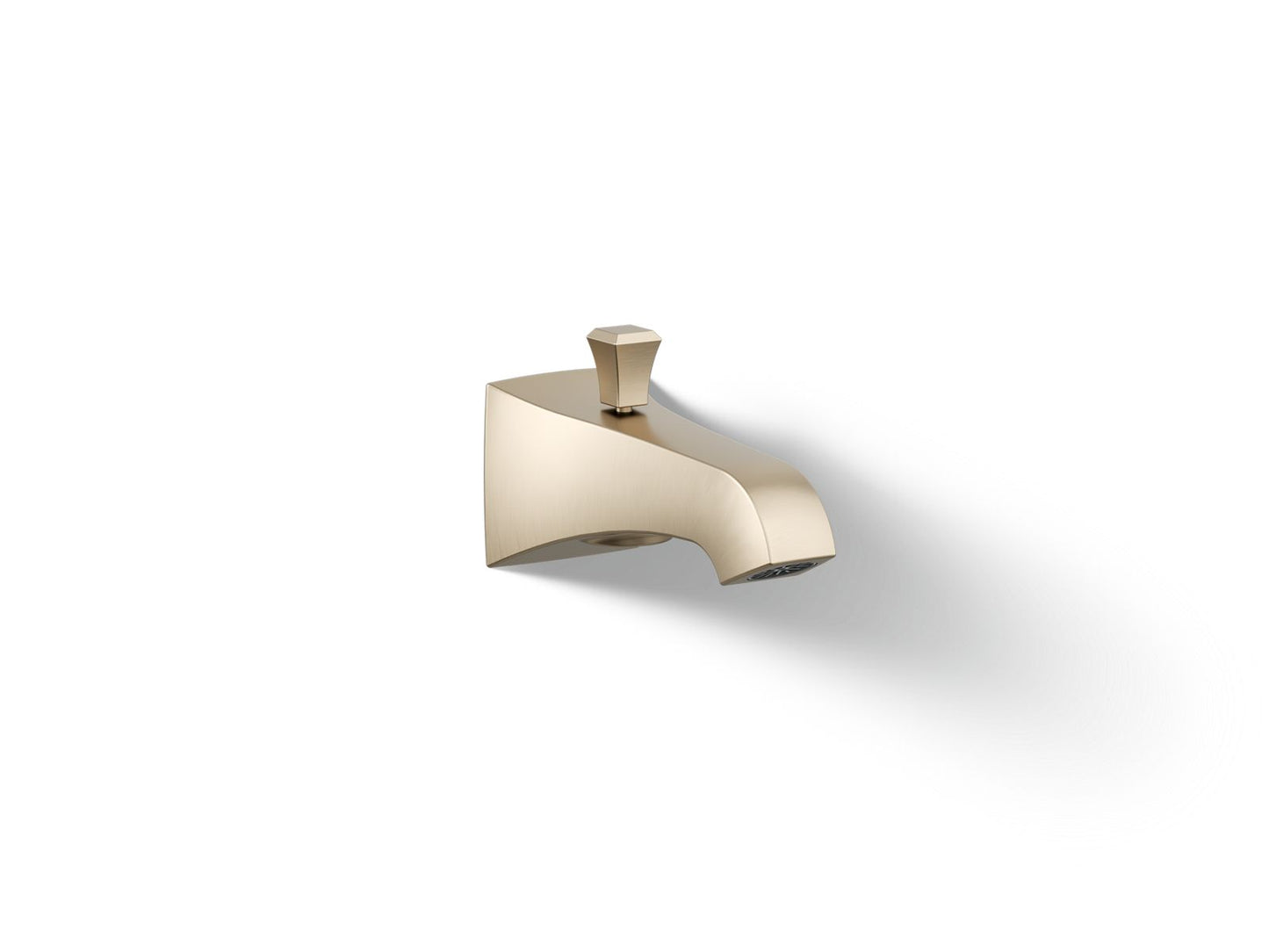 KOHLER K-496-V Memoirs Stately Wall-mount bath spout with Deco design and diverter