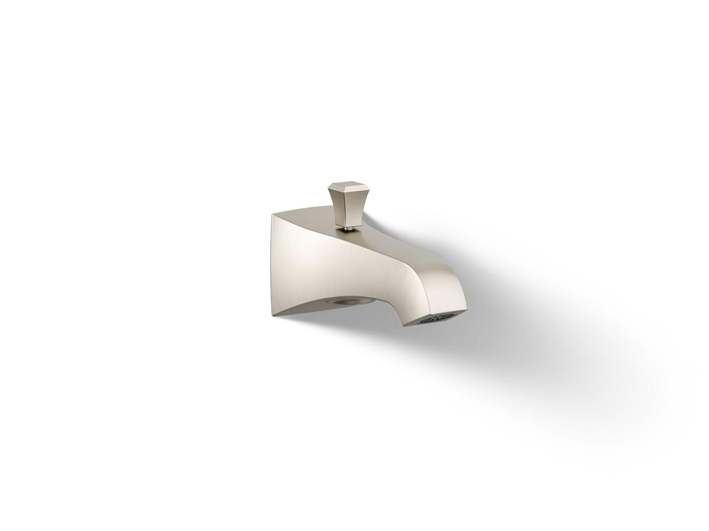 KOHLER K-496-V Memoirs Stately Wall-mount bath spout with Deco design and diverter