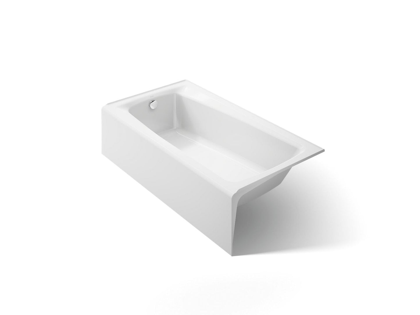 KOHLER K-505 Mendota 60" x 32" alcove bath, left drain