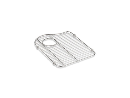 KOHLER K-5133 Hartland Stainless steel sink rack, 13-1/8" x 16-7/8", for left-hand bowl