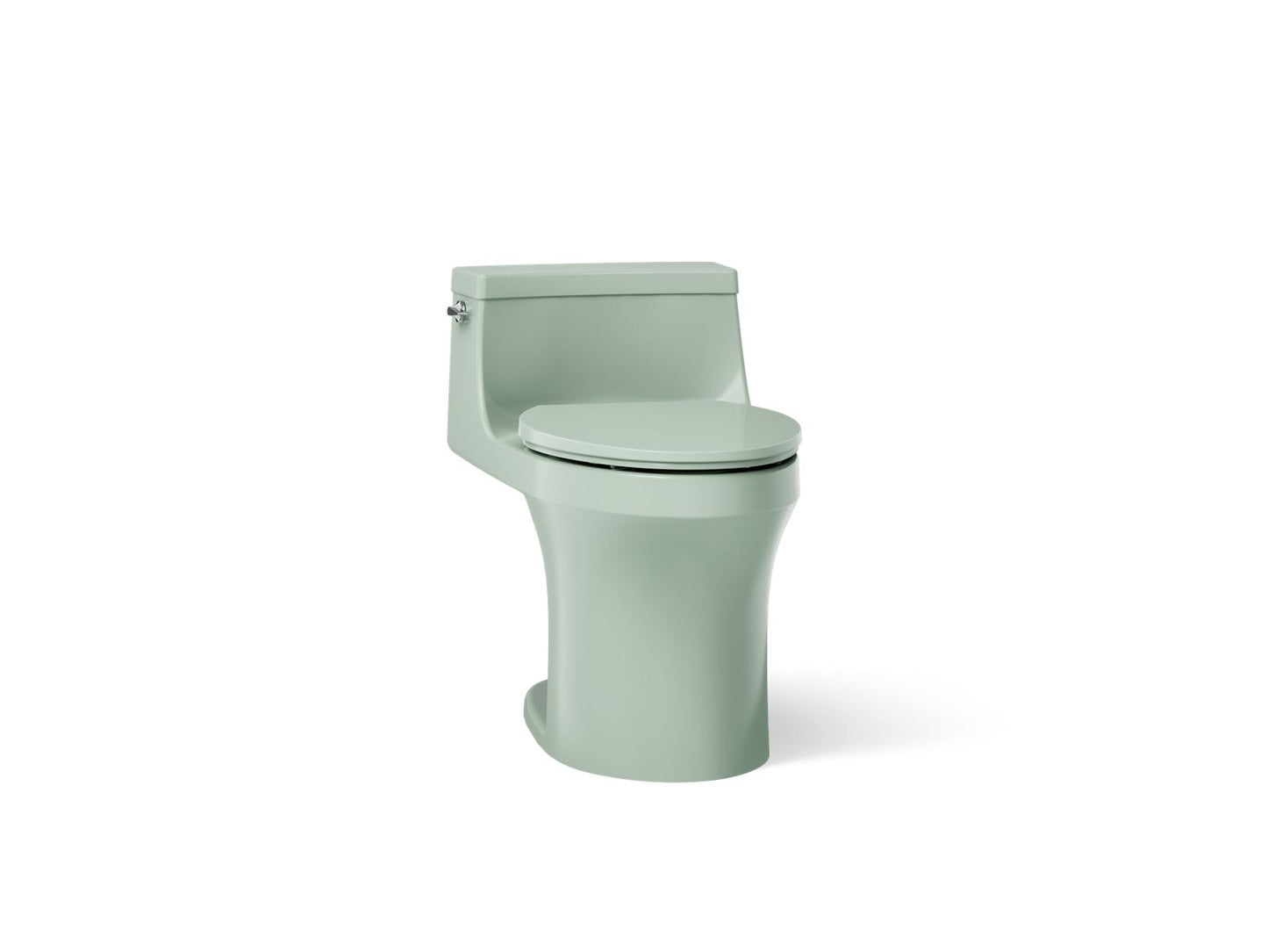 KOHLER K-5172 San Souci One-piece compact elongated toilet with concealed trapway, 1.28 gpf
