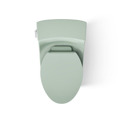 KOHLER K-5172 San Souci One-piece compact elongated toilet with concealed trapway, 1.28 gpf