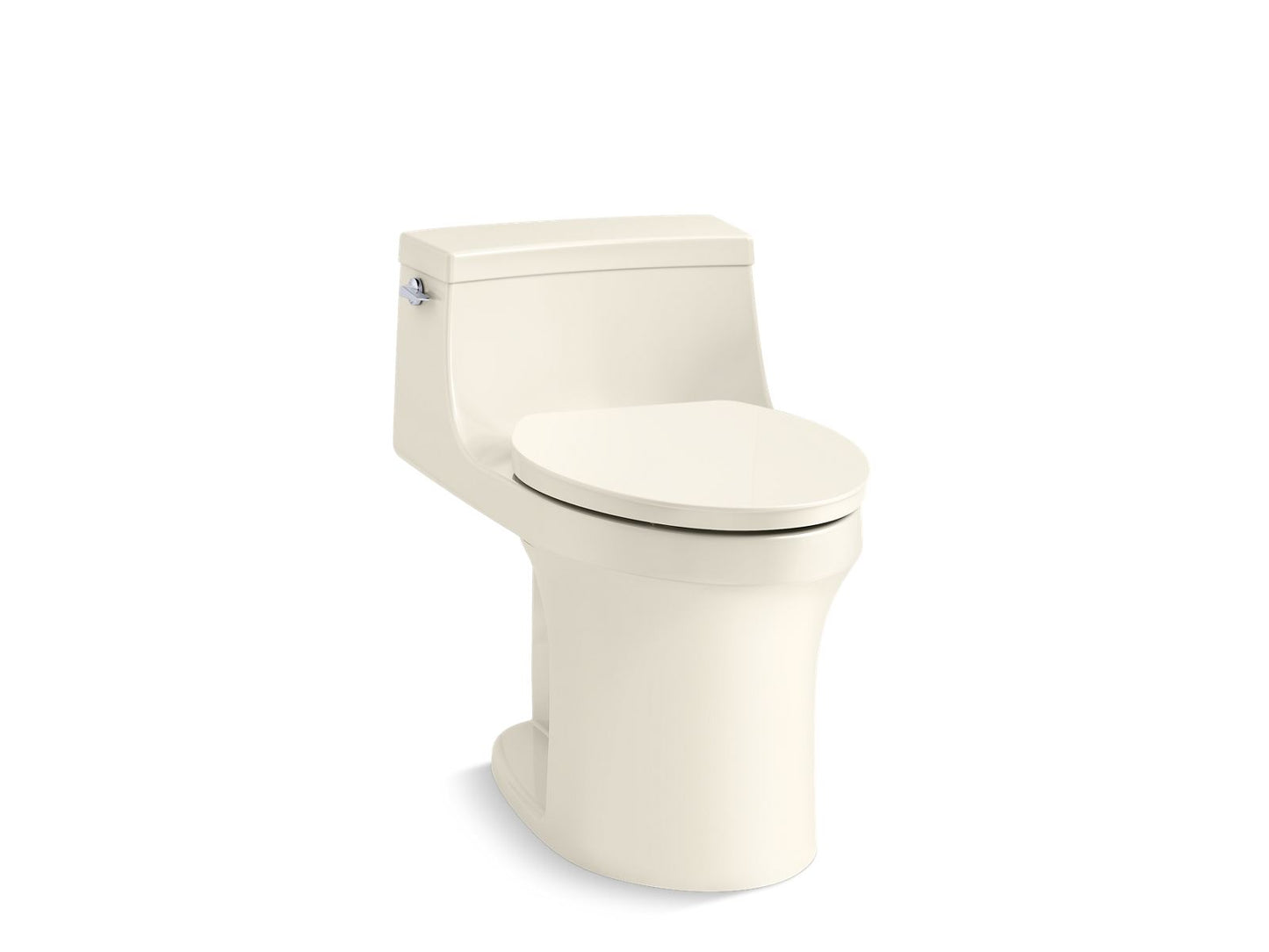 KOHLER K-5172 San Souci One-piece compact elongated toilet with concealed trapway, 1.28 gpf