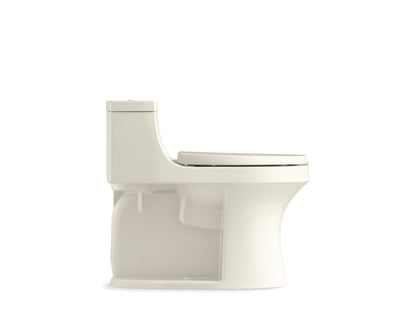 KOHLER K-5172 San Souci One-piece compact elongated toilet with concealed trapway, 1.28 gpf