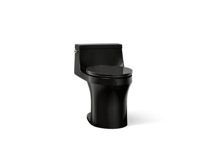 KOHLER K-5172 San Souci One-piece compact elongated toilet with concealed trapway, 1.28 gpf