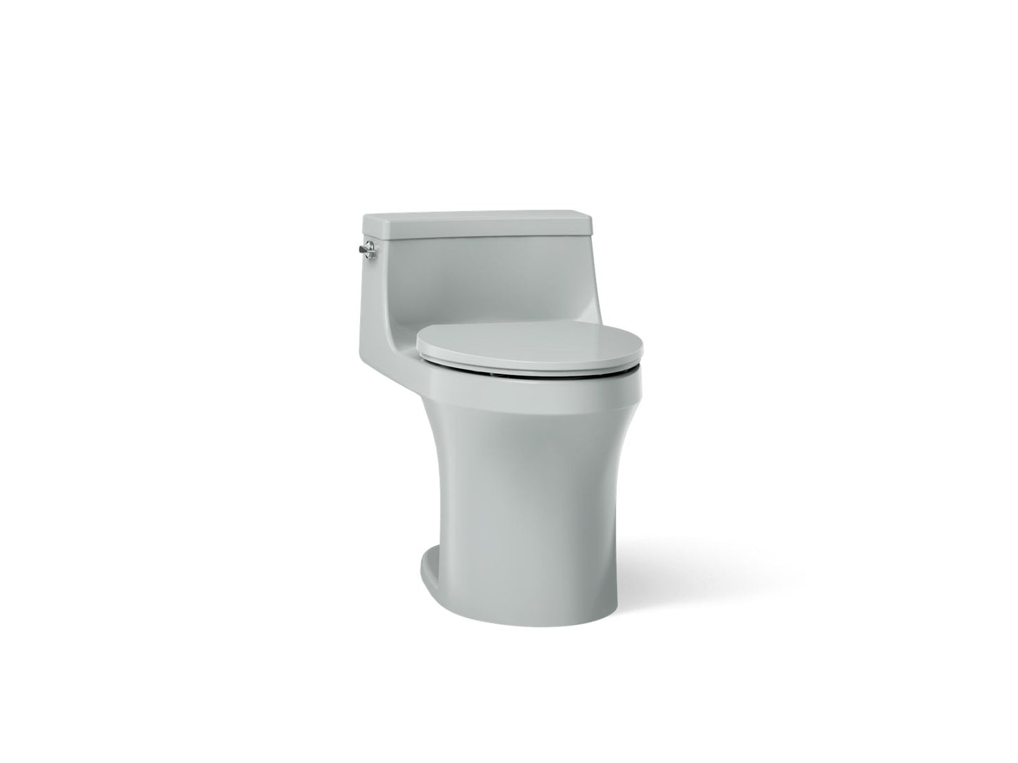 KOHLER K-5172 San Souci One-piece compact elongated toilet with concealed trapway, 1.28 gpf