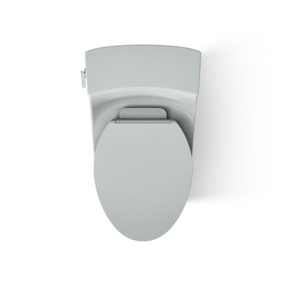 KOHLER K-5172 San Souci One-piece compact elongated toilet with concealed trapway, 1.28 gpf