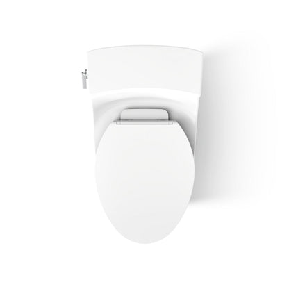 KOHLER K-5172 San Souci One-piece compact elongated toilet with concealed trapway, 1.28 gpf