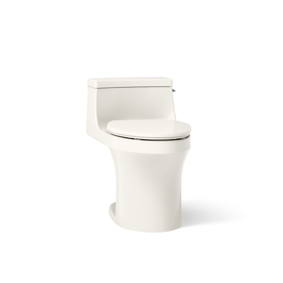 KOHLER K-5172-RA San Souci One-piece compact elongated toilet with concealed trapway, 1.28 gpf