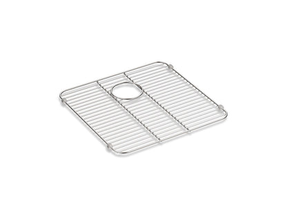 KOHLER K-5184 Iron/Tones Stainless steel sink rack, 12-7/8" x 14-11/16"