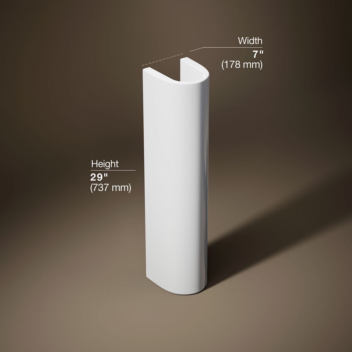 KOHLER K-5246 Veer Pedestal