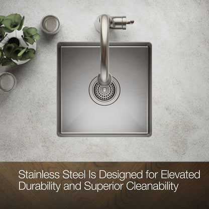 KOHLER K-5287 Strive 15" undermount bar sink