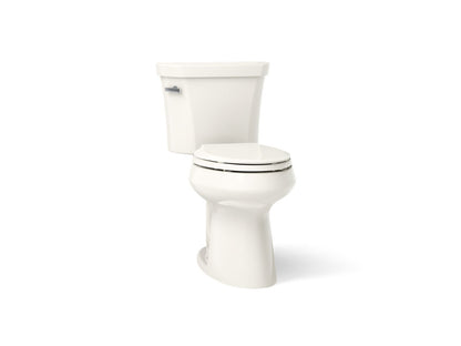 KOHLER K-5298 Highline ComForteeight Two-piece elongated 1.0 gpf chair height toilet, biscuit