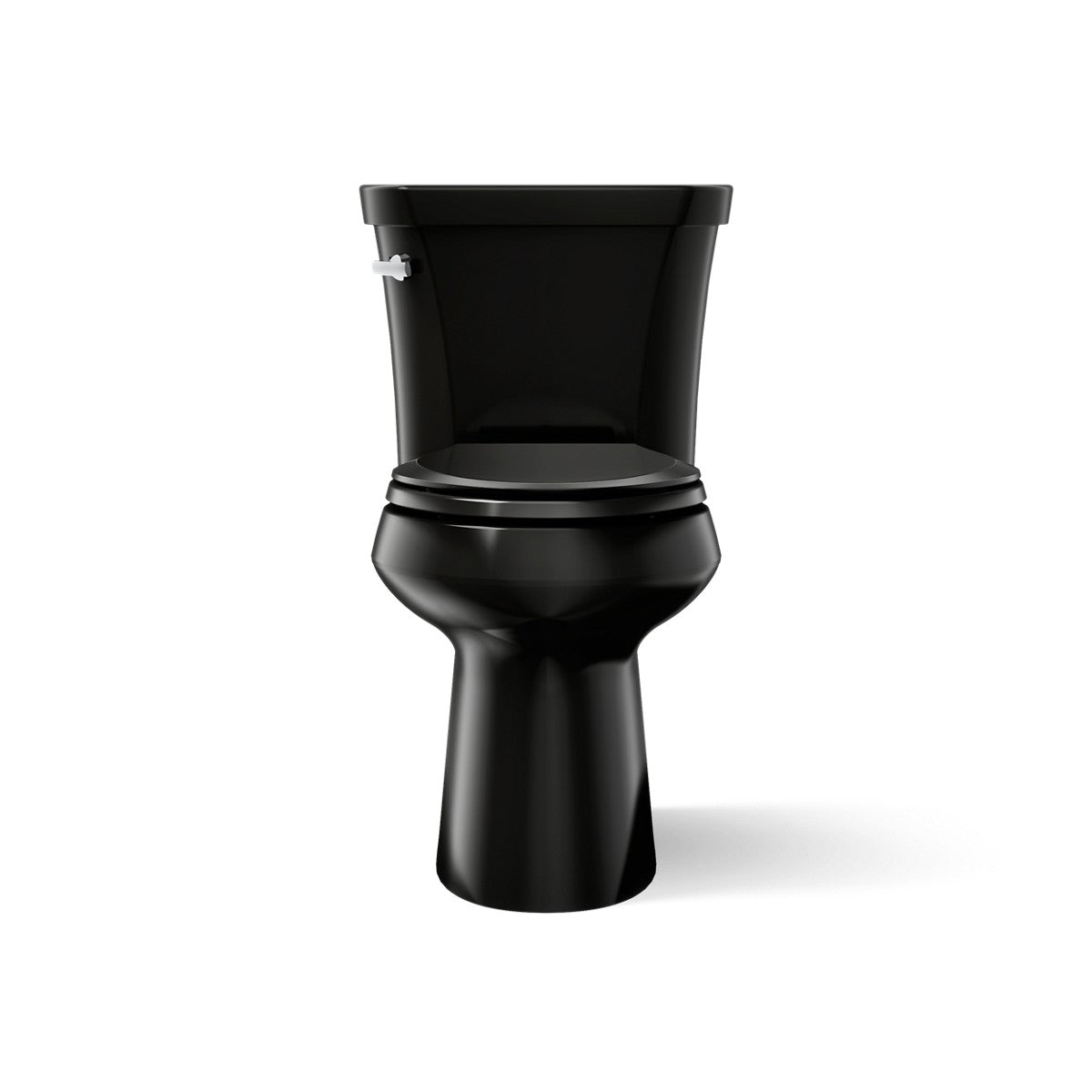 KOHLER K-5298 Highline ComForteeight Two-piece elongated 1.0 gpf chair height toilet, black - view 2