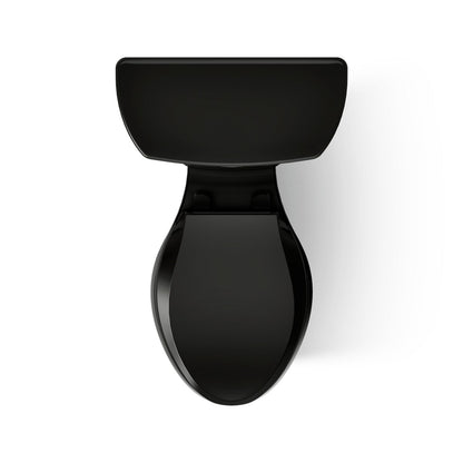 KOHLER K-5298 Highline ComForteeight Two-piece elongated 1.0 gpf chair height toilet, black - view 3
