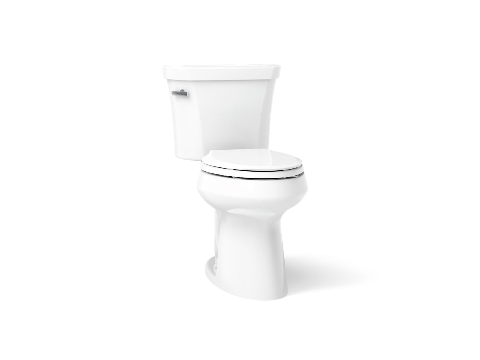 KOHLER K-5298 Highline ComForteeight Two-piece elongated 1.0 gpf chair height toilet, white