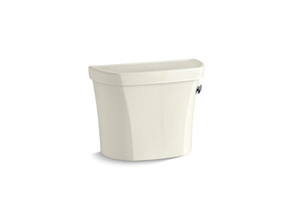KOHLER K-5308-TR Wellworth 1.0 gpf toilet tank with right-hand trip lever and tank cover locks, biscuit