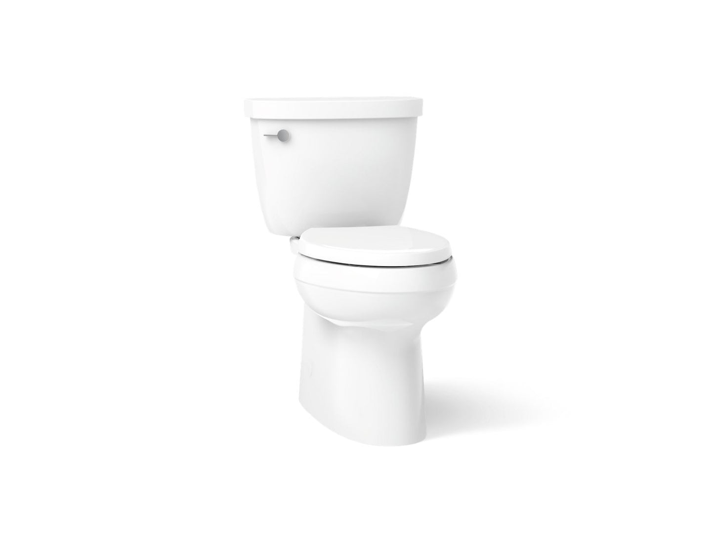 KOHLER 5310 Cimarron Two-piece elongated 1.28 gpf chair height toilet