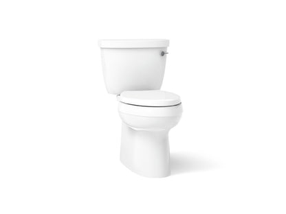 KOHLER 5310-RA Cimarron Two-piece elongated 1.28 gpf chair height toilet with right-hand trip lever