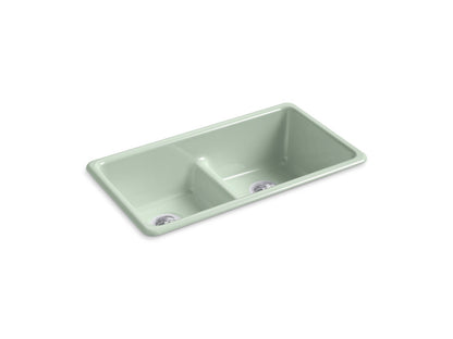 KOHLER K-5312 Iron/Tones Smart Divide 33" top-/undermount double-bowl kitchen sink