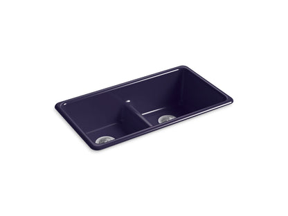 KOHLER K-5312 Iron/Tones Smart Divide 33" top-/undermount double-bowl kitchen sink