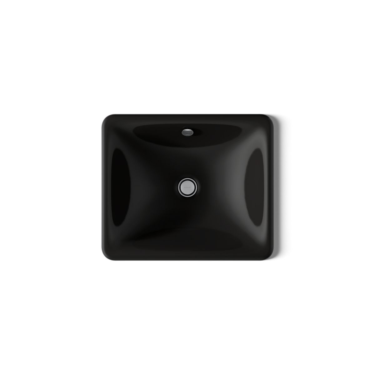 KOHLER K-5400 Iron Plains 18-1/2" rectangular drop-in/undermount bathroom sink