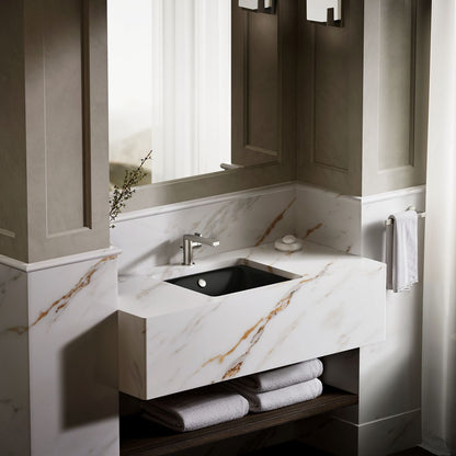 KOHLER K-5400 Iron Plains 18-1/2" rectangular drop-in/undermount bathroom sink