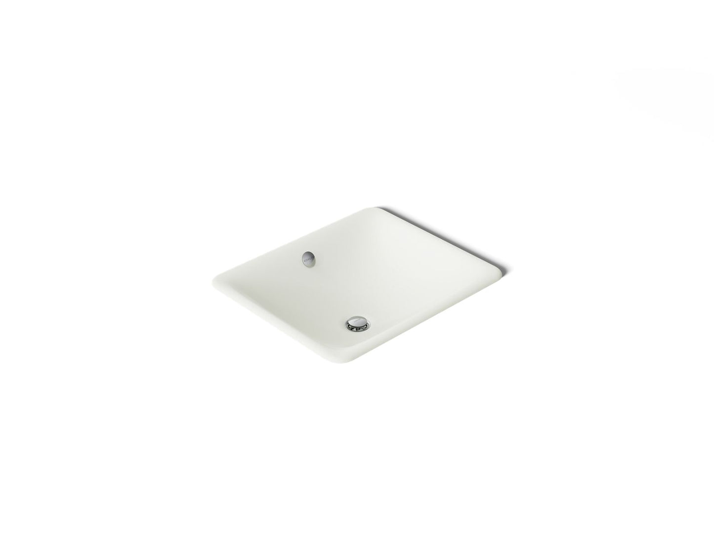 KOHLER K-5400 Iron Plains 18-1/2" rectangular drop-in/undermount bathroom sink