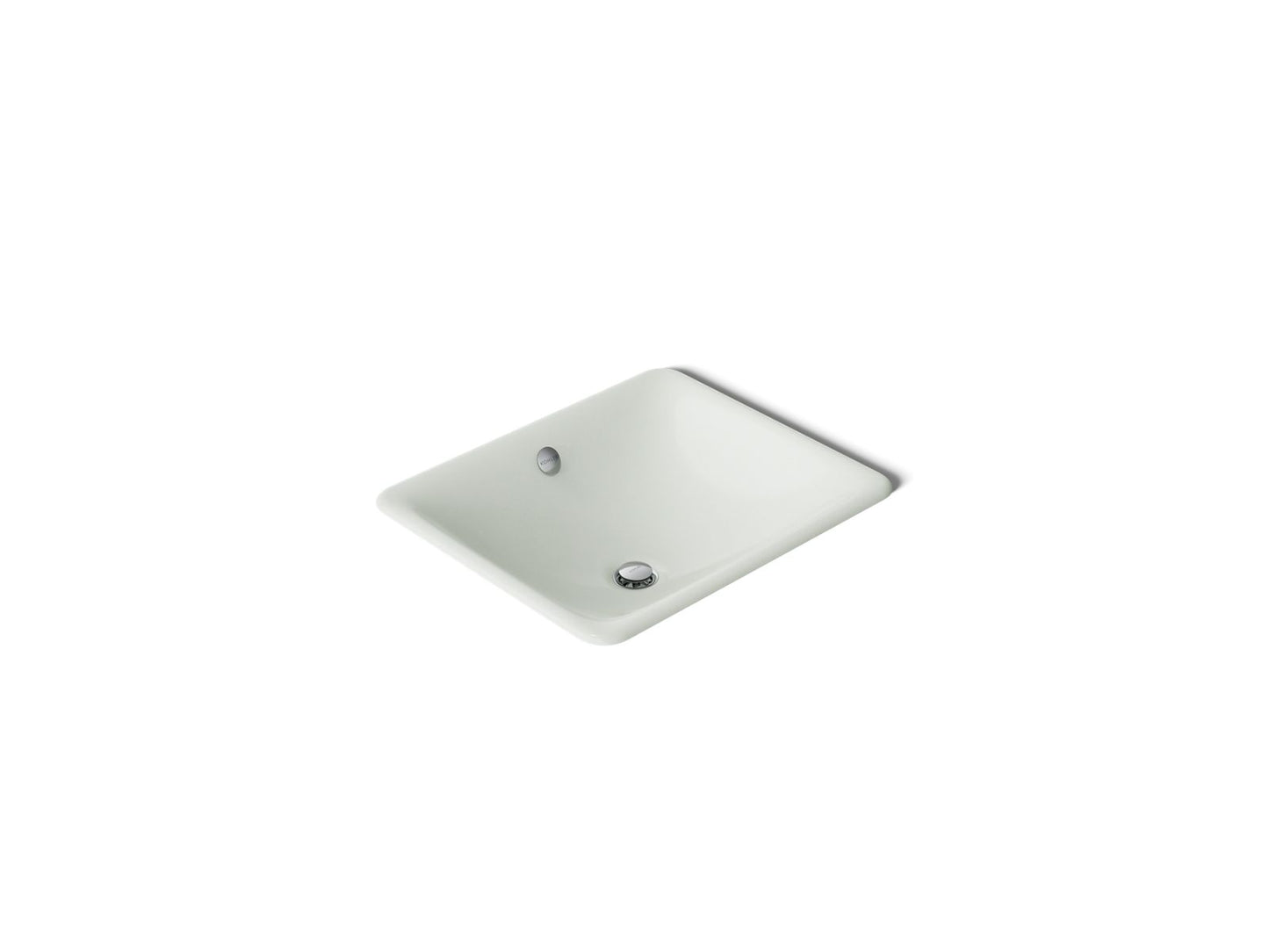 KOHLER K-5400 Iron Plains 18-1/2" rectangular drop-in/undermount bathroom sink