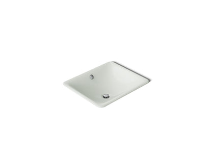 KOHLER K-5400 Iron Plains 18-1/2" rectangular drop-in/undermount bathroom sink