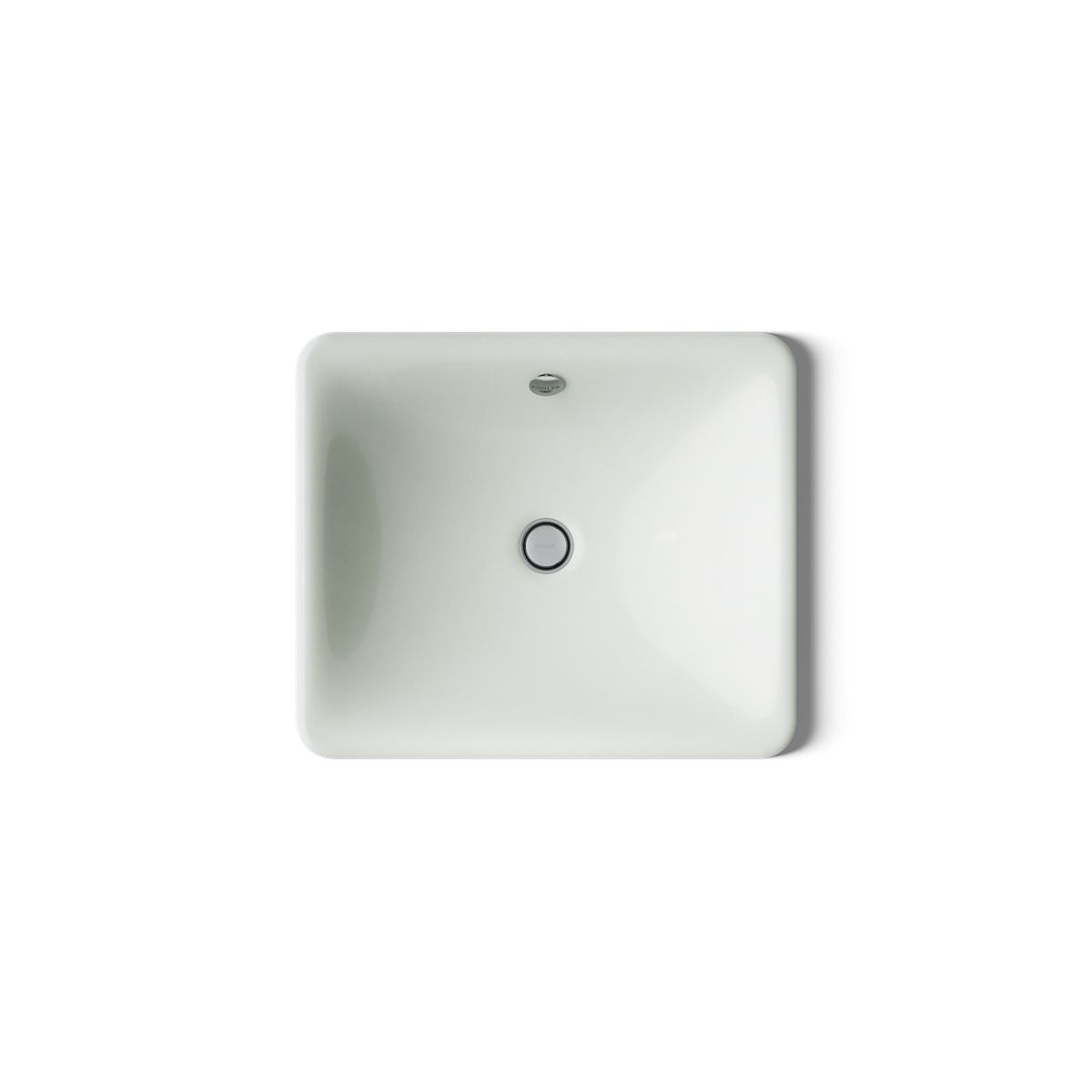 KOHLER K-5400 Iron Plains 18-1/2" rectangular drop-in/undermount bathroom sink