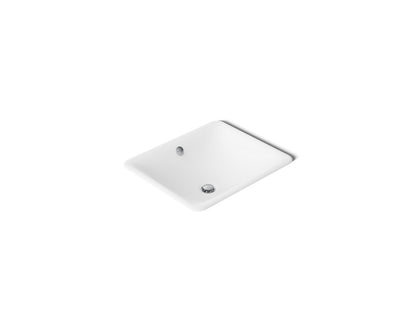 KOHLER K-5400 Iron Plains 18-1/2" rectangular drop-in/undermount bathroom sink