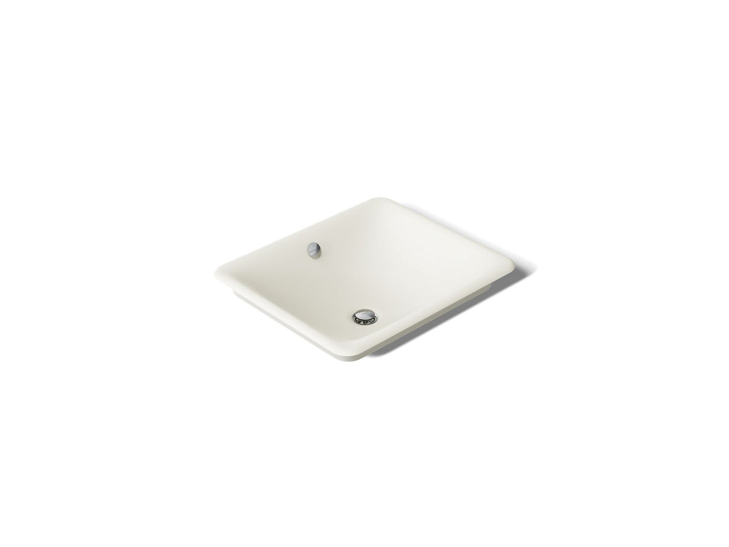 KOHLER K-5400-B Iron Plains 18-1/2" rectangular vessel bathroom sink