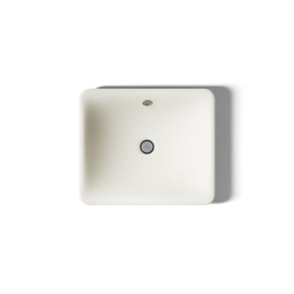 KOHLER K-5400-B Iron Plains 18-1/2" rectangular vessel bathroom sink