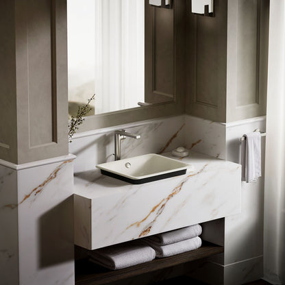 KOHLER K-5400-P5 Iron Plains 18-1/2" rectangular vessel bathroom sink