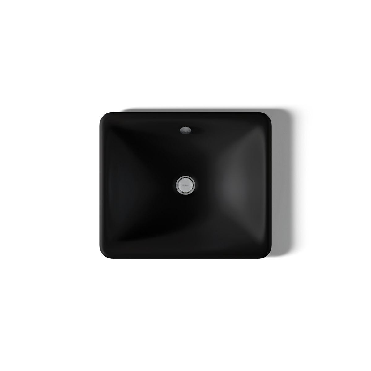 KOHLER K-5400-P5 Iron Plains 18-1/2" rectangular vessel bathroom sink