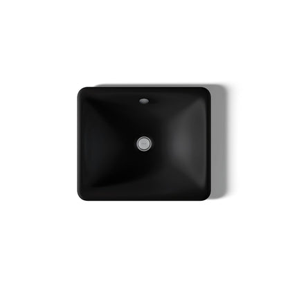 KOHLER K-5400-P5 Iron Plains 18-1/2" rectangular vessel bathroom sink