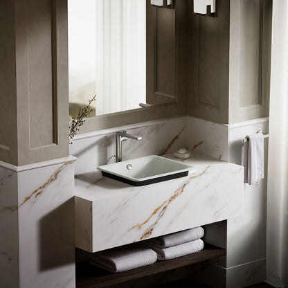 KOHLER K-5400-P5 Iron Plains 18-1/2" rectangular vessel bathroom sink