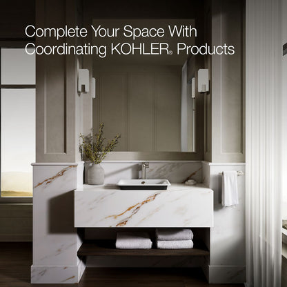 KOHLER K-5400-P5 Iron Plains 18-1/2" rectangular vessel bathroom sink